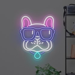 Zeige Details für Neon Cool Bulldog Bild von Neon Cool Bulldog