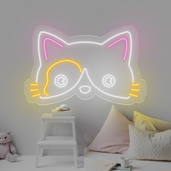 Zeige Details für Neon Katze Bild von Neon Katze