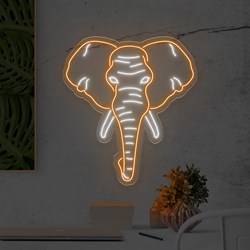 Zeige Details für Neon Elefant Bild von Neon Elefant