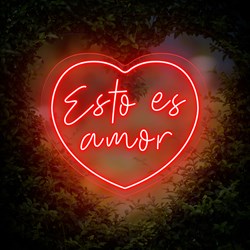 Show details for Neón para boda "Esto es amor" Picture of Neón para boda "Esto es amor"