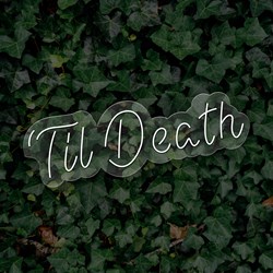 Zeige Details für Neon für Hochzeit "Til Death" Bild von Neon für Hochzeit "Til Death"