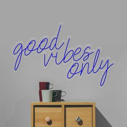 Mostrar detalles de Neón "Good Vibes Only" Imagen de Neón "Good Vibes Only"