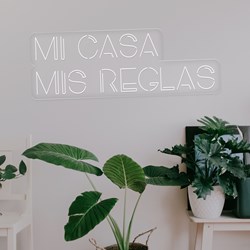 Imagen de Neón "Mi Casa Mis Reglas"