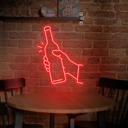 Show details for Bottle of Wine Neon Sign Picture of Bottle of Wine Neon Sign