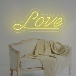 Vedere dettagli per Neon economico "Love" Immagine di Neon economico "Love"