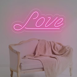 Vedere dettagli per Neon economico "Love" Immagine di Neon economico "Love"