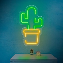Show details for Cactus Neon Sign Picture of Cactus Neon Sign