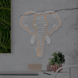 Zeige Details für Neon Elefant Bild von Neon Elefant