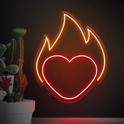 Zeige Details für Günstige Neon Herz 4 Bild von Günstige Neon Herz 4