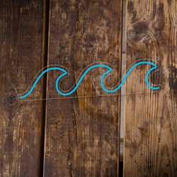 Afficher les détails pour Néon économique Vagues Image de Néon économique Vagues