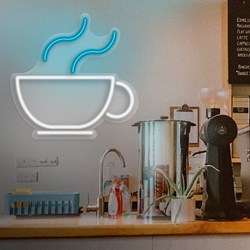 Afficher les détails pour Néon "Tasse de café" Image de Néon "Tasse de café"