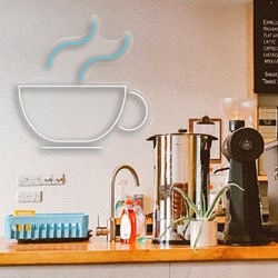 Afficher les détails pour Néon "Tasse de café" Image de Néon "Tasse de café"