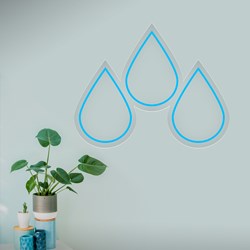 Afficher les détails pour Néon économique gouttes Image de Néon économique gouttes