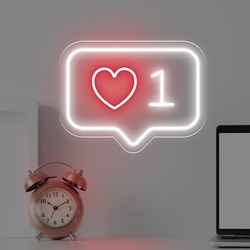 Picture of Like Button Neon Sign