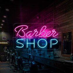 Zeige Details für Neon "Friseursalon" Bild von Neon "Friseursalon"