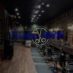 Zeige Details für Neon "Friseurgeschäft Scissors" Bild von Neon "Friseurgeschäft Scissors"