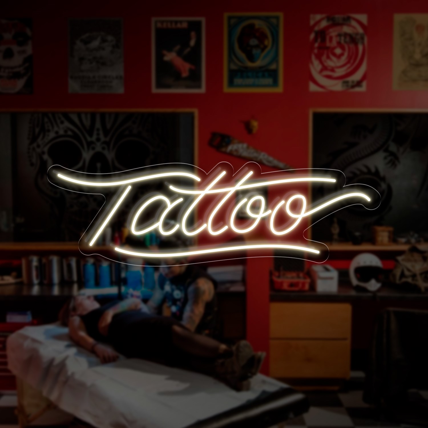 Source Matt Dropshipping No MOQ Customize TATTOO Neon sign for Tattoo store  studio Wall decor on malibabacom
