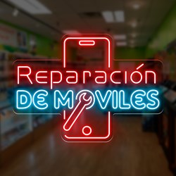 Mostrar detalles de Neón para Reparación de móviles Imagen de Neón para Reparación de móviles