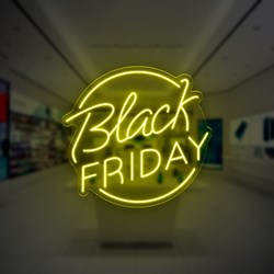 Imagen de Neón para rebajas "Black Friday"