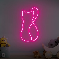 Zeige Details für Günstige Neon Kätzchen Bild von Günstige Neon Kätzchen