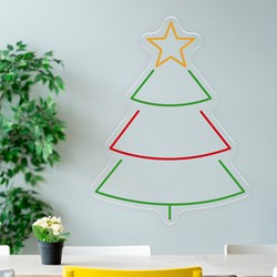 Mostrar detalles de Neón para Navidad Arbolito Sencillo Imagen de Neón para Navidad Arbolito Sencillo