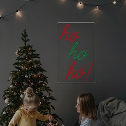 Mostrar detalles de Neón para Navidad "Ho ho ho" Imagen de Neón para Navidad "Ho ho ho"