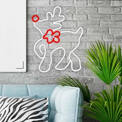 Mostrar detalles de Neón para Navidad Reno Imagen de Neón para Navidad Reno