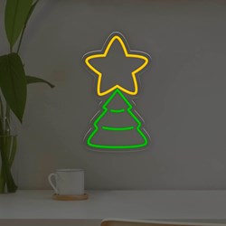 Mostrar detalles de Neón para Navidad Arbolito Tierno Imagen de Neón para Navidad Arbolito Tierno