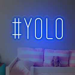 Zeige Details für Günstige Neon #Yolo Bild von Günstige Neon #Yolo