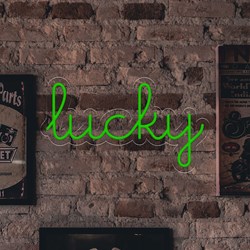Zeige Details für Günstige Neon Lucky Bild von Günstige Neon Lucky