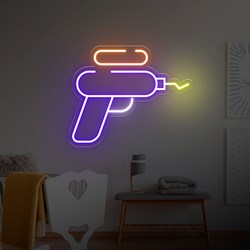 Mostrar detalles de Neón Barato Pistola de Juguete Imagen de Neón Barato Pistola de Juguete