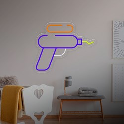 Mostrar detalles de Neón Barato Pistola de Juguete Imagen de Neón Barato Pistola de Juguete