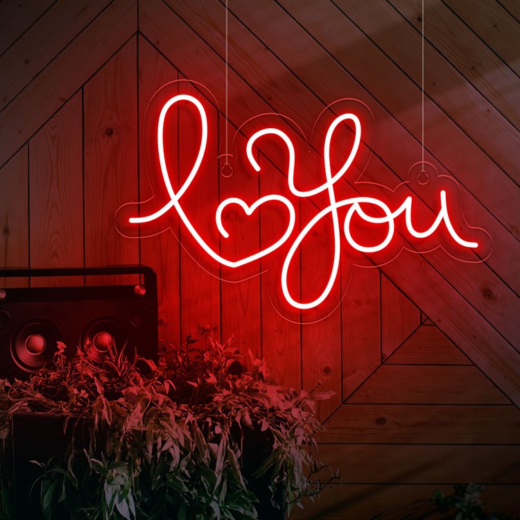Imagen de Neón para San Valentín "I Love You" #2