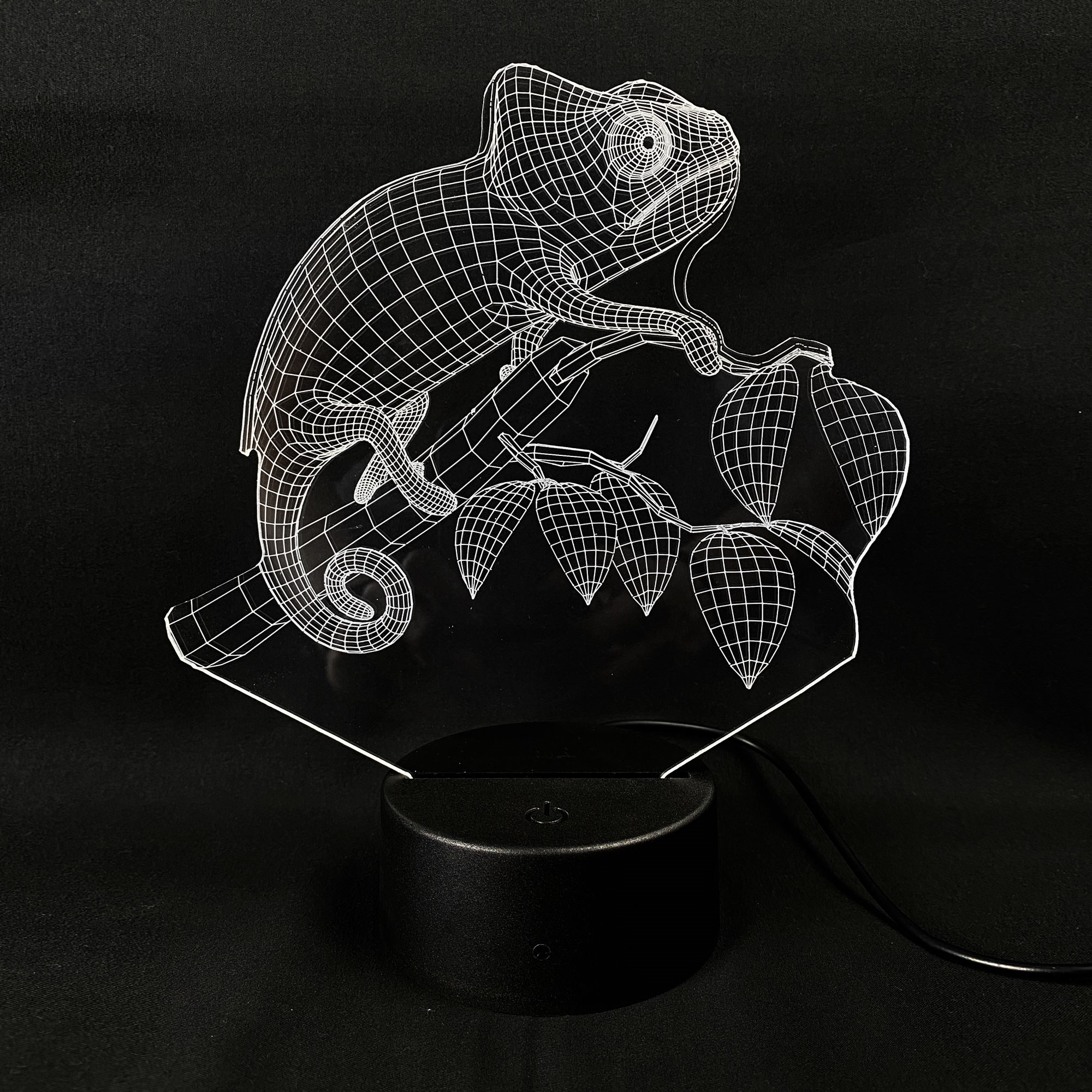 Lámpara 3D Camaleón IT Letras y Carteles Personalizados Online. Oh! My Neon, donde Comprar de Neón Personalizados Flexibles y Baratos