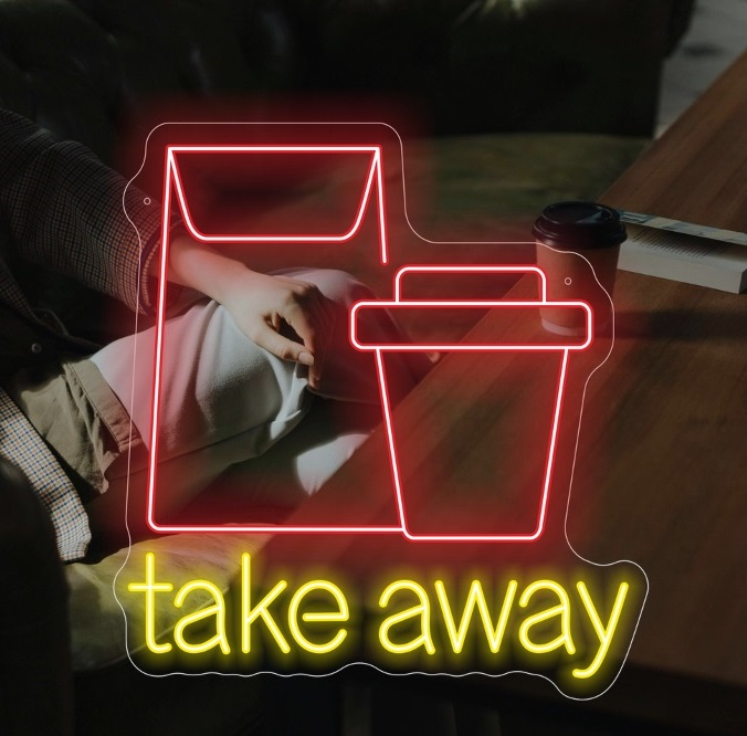 Bild von Neon für Restaurant "Take Away"